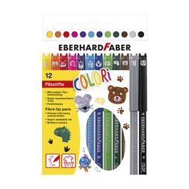 EBERHARD FABER Feutre Animal COLORI, étui en carton de 12