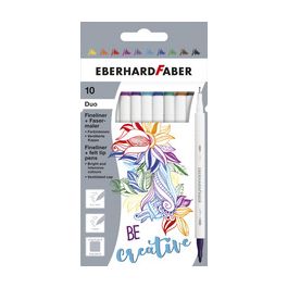 EBERHARD FABER Feutre Duo pointe ronde & pointe fine