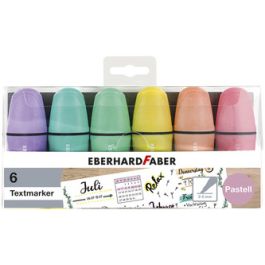 EBERHARD FABER Surligneur Mini Pastel NEW COLORS, étui de 6