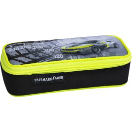 EBERHARD FABER Trousse Race Car, noir / jaune fluo