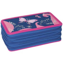 EBERHARD FABER Étui scolaire triple rabat Papillon