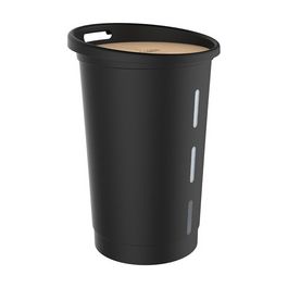 EDA Bac à pellets, 38 litres, noir