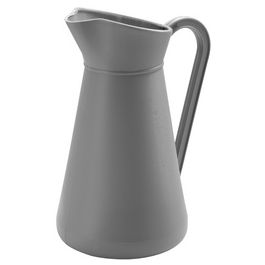 EDA Cruche en plastique, 5 litres, gris