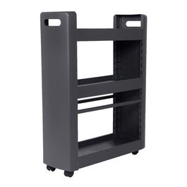 EDA Desserte mobile MOBILO, 3 tablettes, PP, anthracite