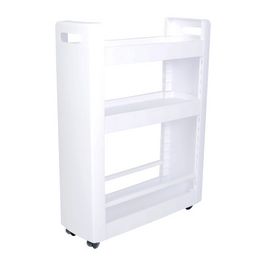 EDA Desserte mobile MOBILO, 3 tablettes, PP, blanc