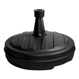 EDA Pied de parasol, plastique, rond, 430 mm, gris foncé
