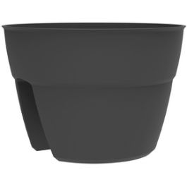 EDA Pot pour balustrade "OSAKA", diamètre 300 mm, anthracite