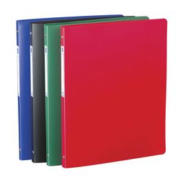 ELBA Classeur souple Yéka A4, 4 anneaux, noir