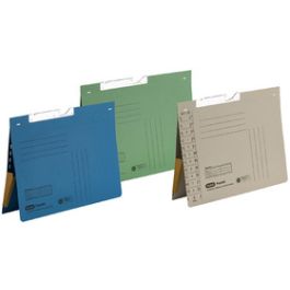 ELBA Pendelhefter mit Tasche, DIN A4, Manilakarton, grau x50