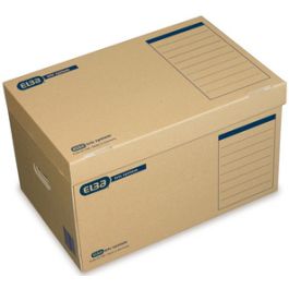 ELBA boîte à archives tric System, avec couvercle, marron x10