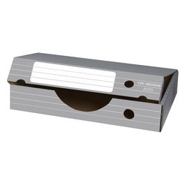 ELBA boîte d'archivage tric pour format A3, gris / blanc x10