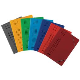 ELBA chemise à élastiques chic, en carton, A4, bleu foncé