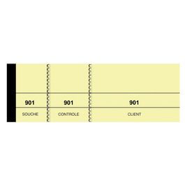 ELVE Bloc passe-partout, 50 x 150 mm, tombola, jaune canari x10