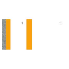 ELVE Bloc vendeur, dimensions: (L)135 x (H)60 mm, orange x10