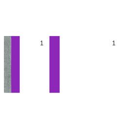 ELVE Bloc vendeur, dimensions: (L)135 x (H)60 mm, violet x10