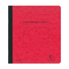 ELVE Cahier piqué "Position de compte", 210 x 190 mm