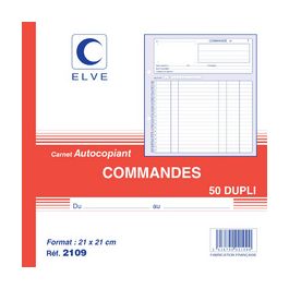 ELVE Manifold "Commandes", 210 x 210 mm, dupli