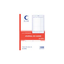 ELVE Manifold Journal de caisse, 297 x 210 mm, dupli