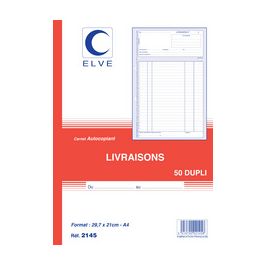 ELVE Manifold "Livraisons", 210 x 210 mm, dupli