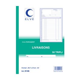 ELVE Manifold "Livraisons", 210 x 210 mm, tripli