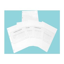 ELVE Recharge Classeur, 297 x 210 mm, papier extra blanc