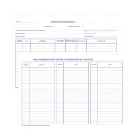 ELVE Reliure "Registre Légal de Société", noir