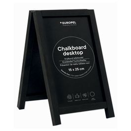 EUROPEL Ardoise de table, mini, noir