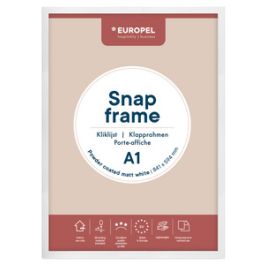 EUROPEL Cadre porte-affiche premium+, A3, blanc