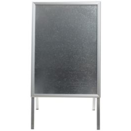 EUROPEL Panneau trottoir ECONOMY OUTDOOR, A1, argent