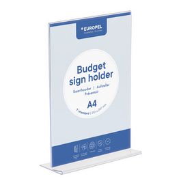 EUROPEL Porte-visuel Budget, A4, droit