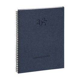 EXACOMPTA Agenda de bureau Consultations 29 S, 2027, bleu