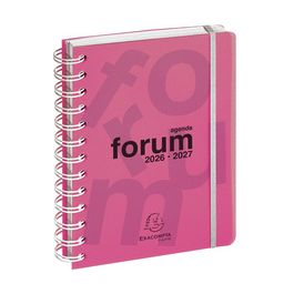 EXACOMPTA Agenda scolaire Forum Linicolor, 2026/2027, rose