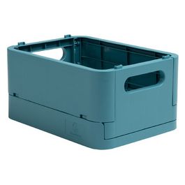 EXACOMPTA Boîte de rangement Smart Case Mini, bleu pacifique