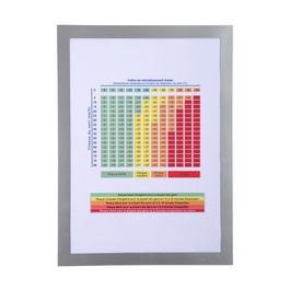EXACOMPTA Cadre magnétique, A4, argent