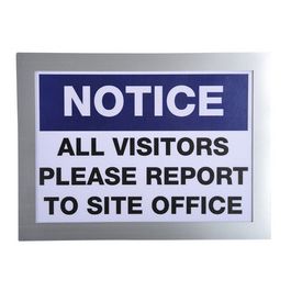 EXACOMPTA Cadre magnétique, A5, argent