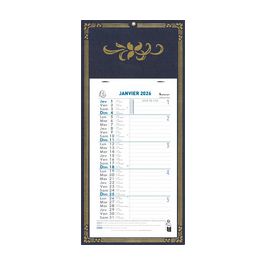 EXACOMPTA Calendrier mural, 130 x 230 mm, fond Skytos, 2026