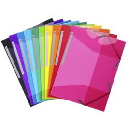 EXACOMPTA Chemise à élastique Iderama, PP, A4, assorti x10