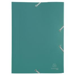 EXACOMPTA Chemise à élastiques Opaque Eco, PP, A4, vert