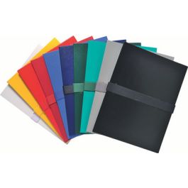 EXACOMPTA Chemise à dos extensible Balacron, jaune