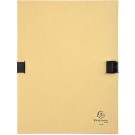 EXACOMPTA Chemise à dos extensible N'CLIP, A4, mastic