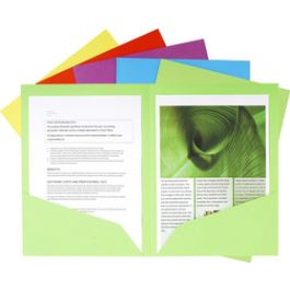 EXACOMPTA Chemises double poche ROCK'S, A4, bleu