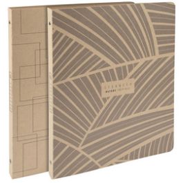 EXACOMPTA Classeur à anneaux Eterneco, A4, 2 anneaux,naturel