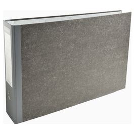 EXACOMPTA Classeur à levier marbré, A3 horizontal,80 mm,gris