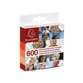 EXACOMPTA Coins pour photos, transparent, autocollant