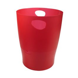 EXACOMPTA Corbeille à papier ECOBIN, 15 litres, rouge carmin