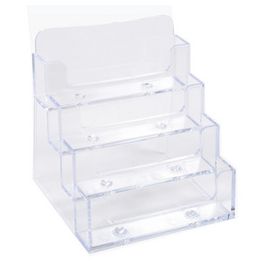 EXACOMPTA Distributeur de cartes de visite, cristal