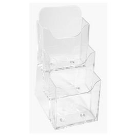 EXACOMPTA Distributeur de prospectus, DL portrait, cristal