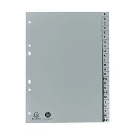 EXACOMPTA Intercalaire en plastique, A-Z, A5, 24 touches