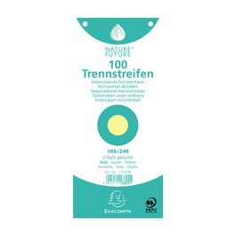 EXACOMPTA Intercalaires Premium, 105 x 240 mm, jaune