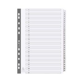 EXACOMPTA Intercalaires en carton 1-31, A4, 31 touches